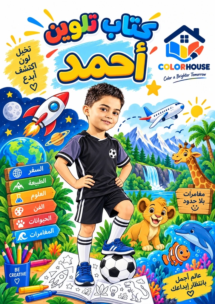 غلاف نموذج كتاب أحمد