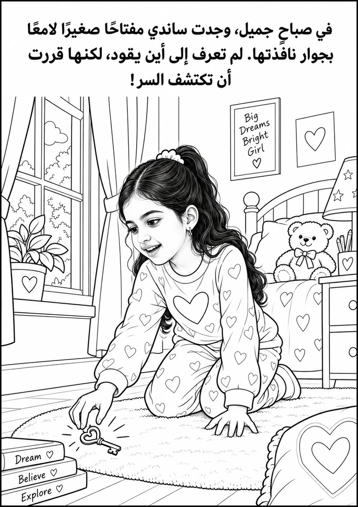 مفتاح عالم الألوان — الصفحة 1 بنصها العربي
